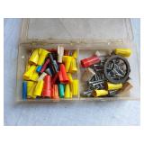 Mixed Hardware and Tool Accessories including Assorted Drawers, Pico Connector Assortment, and Drill Screws