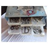 Mixed Hardware and Tool Accessories including Assorted Drawers, Pico Connector Assortment, and Drill Screws