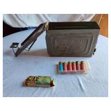 Ammo Can, .22 Thunderbolt Ammo, and Shotgun Shells