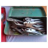 Screwdrivers, Chisels, Pliers, and Chain