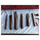 Screwdrivers, Chisels, Pliers, and Chain