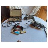 Dremel MultiPro Model 275 Rotary Tool, Black & Decker Drill, and Professional Angle Grinder with Staple Gun