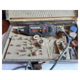 Dremel MultiPro Model 275 Rotary Tool, Black & Decker Drill, and Professional Angle Grinder with Staple Gun