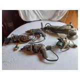 Lot of Power Tools including Black & Decker Angle Grinder, Drill, and Fastenal Screwdriver