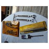 Bosch Bulldog Drill Bit, Olympia Punch and Headlock Pliers Set and Turnbuckles