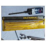Bosch Bulldog Drill Bit, Olympia Punch and Headlock Pliers Set and Turnbuckles