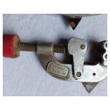 Pipe cutters and C-Clamps