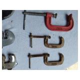 Pipe cutters and C-Clamps