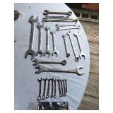 Craftsman, Husky, and Powermaster Wrenches including Box End and Open End Wrenches