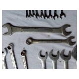 Craftsman, Husky, and Powermaster Wrenches including Box End and Open End Wrenches