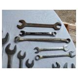 Craftsman, Husky, and Powermaster Wrenches including Box End and Open End Wrenches