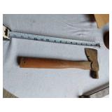 Pexto Snips, Craftsman Snips, Hatchet, Oil Can, Hatchet and Pry Bar