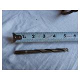 Lot of Hand Tools and Hardware Items Including Bolts and Drill Bits