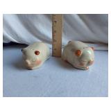 Ceramic Pig Salt and Pepper Shakers