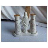 Ceramic Religious Salt and Pepper Shaker Set