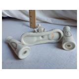Ceramic Religious Salt and Pepper Shaker Set