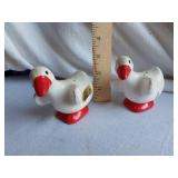 Souvenir Booger Hollow Arkansas Duck Salt and Pepper Shakers