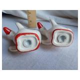 Souvenir Booger Hollow Arkansas Duck Salt and Pepper Shakers