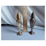 HARMONY HOUSE SONATA BY MASCO Silver Plated Salt and Pepper Shakers