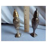 HARMONY HOUSE SONATA BY MASCO Silver Plated Salt and Pepper Shakers