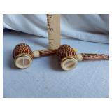 Arkansas Souvenir Pipe Salt and Pepper Shakers