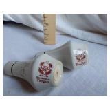 Lucky China California Salt and Pepper Shakers " at the Rainbow