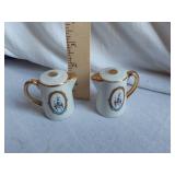 Disneyland Salt and Pepper Shaker Set with Gold Trim