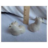 Porcelain Cow Salt & Pepper Shaker Set
