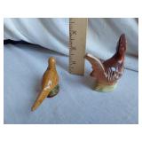 Pair of Ceramic Bird Salt or Pepper Shakers
