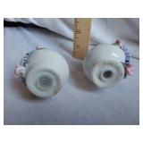 Lot of Porcelain Salt and Pepper Shakers with Floral Design