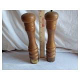 Nasco Wooden Pepper Mill and Salt Shaker