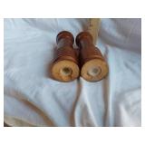Wooden Salt and Pepper Shakers