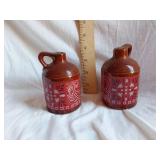 Ceramic Jug Shaped Salt and Peppper Shakers Made in Japan