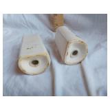Decorative Ceramic Salt and Pepper Shakers with Meal Blessing Poem