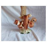 Bear Cub Salt and Pepper Shakers on a Ceramic Tree