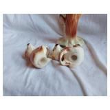 Bear Cub Salt and Pepper Shakers on a Ceramic Tree