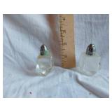 Set of Vintage Glass Salt and Pepper Shakers