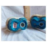 Norleans Japan Blue Horse Salt and Pepper Shakers