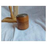 Farmers & Merchants State Bank, Appleton, Minn. Salt and Pepper Shaker with Grinder