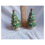 Christmas Tree Salt and Pepper Shakers Japan