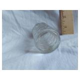 Salt and Pepper Shakers Set with Metal Lids and Glass Bodies