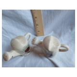 Vintage Ceramic Watering Can Shaped Salt and Pepper Shakers