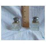 Lot of Vintage Glass Salt and Pepper Shakers