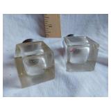 Lot of Vintage Glass Salt and Pepper Shakers