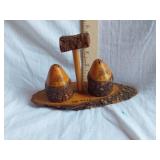 Black Hills Wooden Souvenir Salt and Pepper Shakers