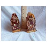 Paul Bunyan Bemidji Minn. Praying Hands Souvenir Salt and Pepper Shakers