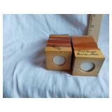 Paul Bunyan Bemidji Minn. Praying Hands Souvenir Salt and Pepper Shakers