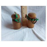 Wooden Salt and Pepper Shakers