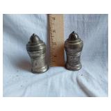 Metal Salt and Pepper Shakers - Possibly by Action Industries