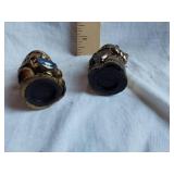 Set of Two Vintage Native American Figurine Salt and Pepper Shakers